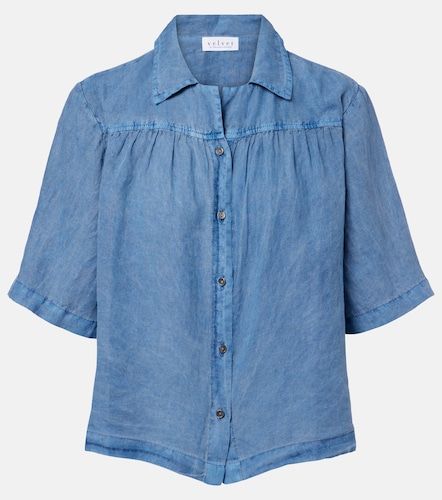 Velvet Camisa Rowan de lino - Velvet - Modalova