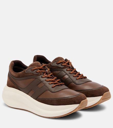 H696 leather platform sneakers - Hogan - Modalova