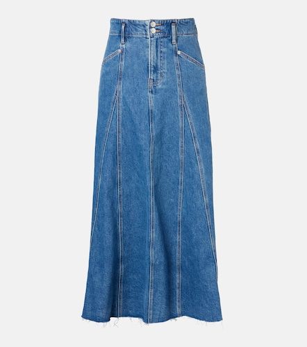 Gonna midi Alix in denim - Veronica Beard - Modalova