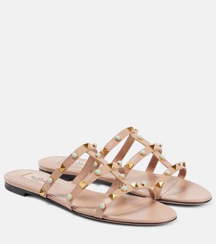 Rockstud leather sandals - Valentino Garavani - Modalova