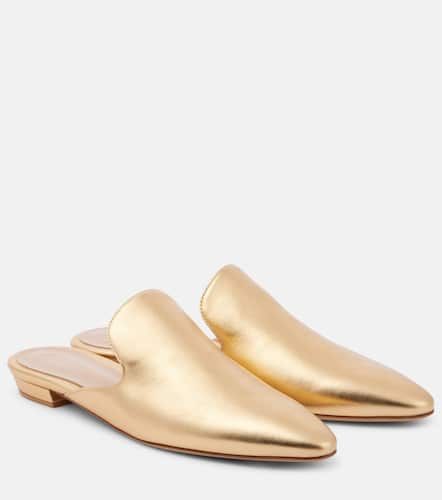 Raja metallic leather mules - Gianvito Rossi - Modalova