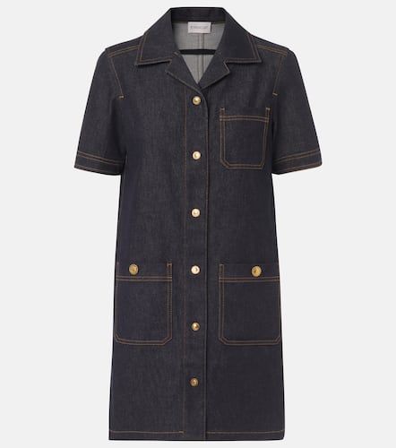 Moncler Robe chemise en jean - Moncler - Modalova