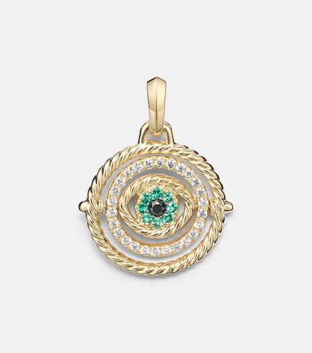Collana Evil Eye in 18kt con smeraldi e diamanti - David Yurman - Modalova