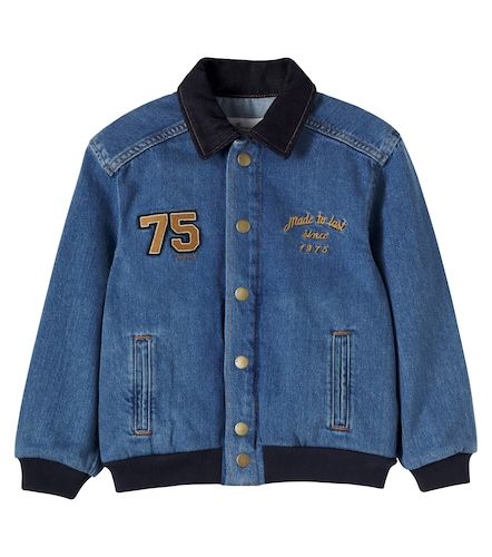 Luken patch-applique denim bomber jacket - Bonpoint - Modalova