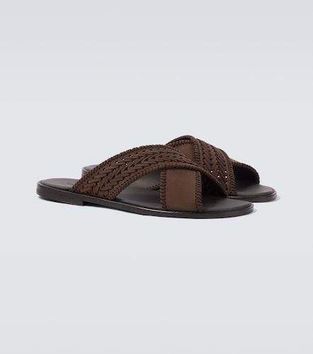 Manolo Blahnik Tex leather sandals - Manolo Blahnik - Modalova