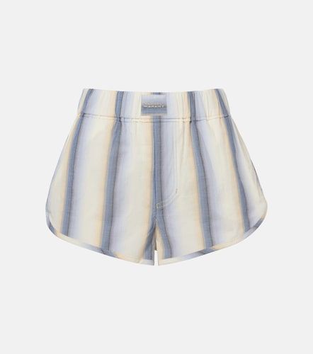 Shorts Melinea in cotone a righe - Isabel Marant - Modalova