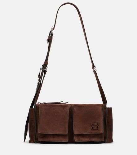 Borsa a spalla Utilitaire in suede - Miu Miu - Modalova
