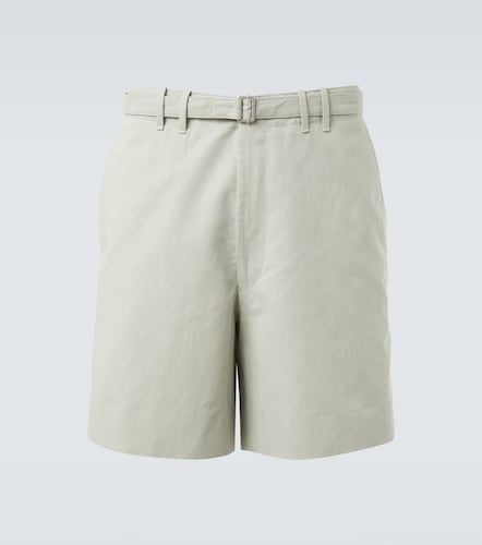 Stòffa Shorts in cotone e lino con cintura - Stoffa - Modalova