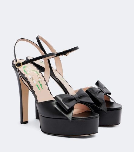 Bowow leather platform sandals - Valentino Garavani - Modalova