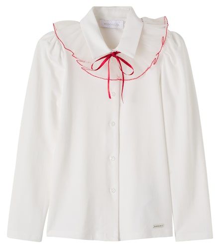Camisa de jersey en mezcla de algodón - Monnalisa - Modalova