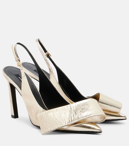 Twisted Ribbon leather slingback pumps - Givenchy - Modalova