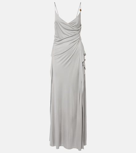 Vestido de cóctel Medusa de jersey drapeado - Versace - Modalova