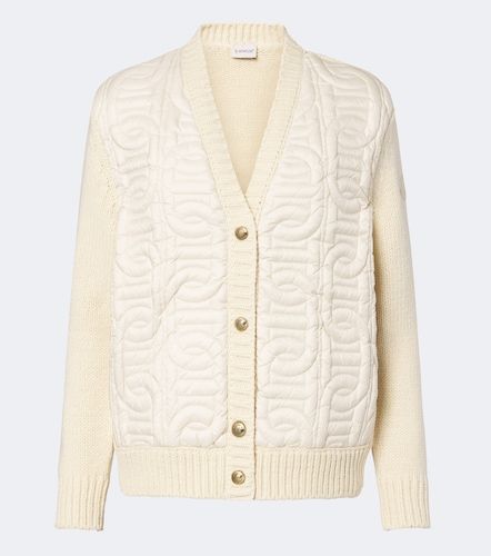 Moncler Daunenjacke mit Strick - Moncler - Modalova