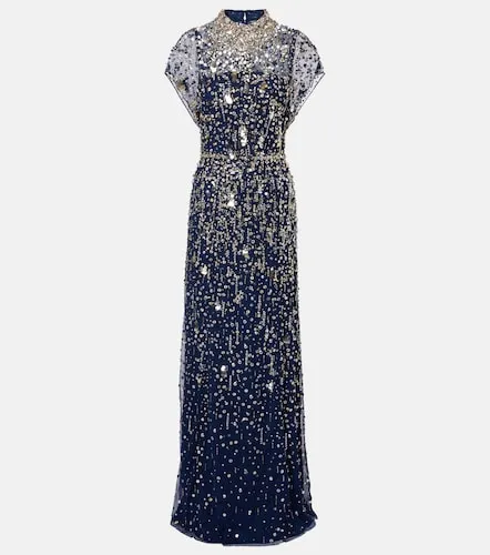 Abito lungo Sylvie con decorazioni - Jenny Packham - Modalova