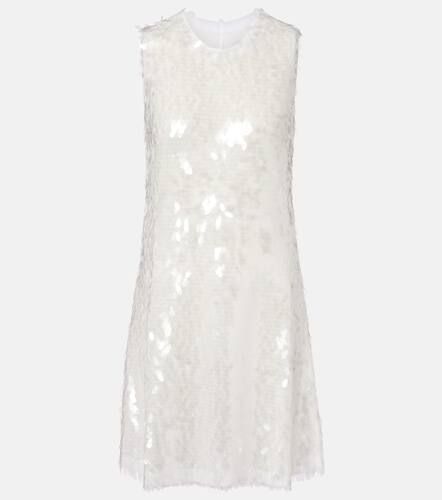 Sequined semi-sheer mesh minidress - Norma Kamali - Modalova