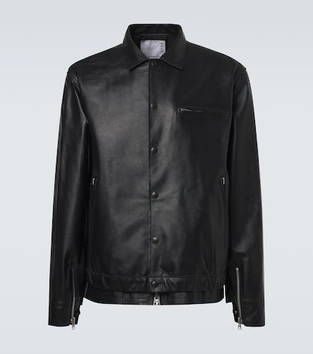 Sacai Leather blouson jacket - Sacai - Modalova