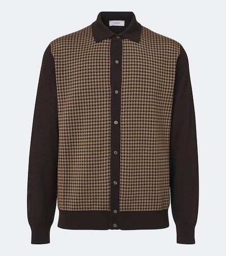 Lardini Houndstooth wool cardigan - Lardini - Modalova