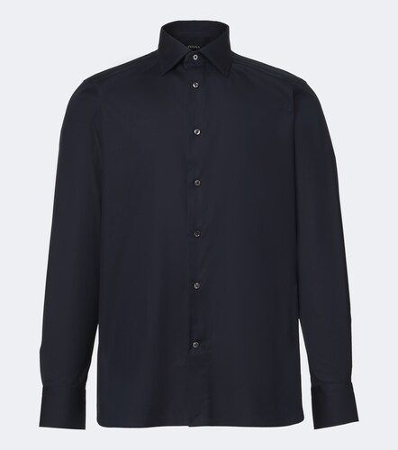 Camisa de popelín en mezcla de algodón - Zegna - Modalova