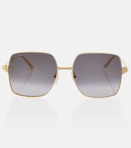 Santos de Cartier square sunglasses - Cartier Eyewear Collection - Modalova