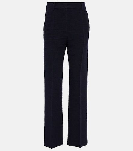 Wool-blend tweed straight pants - Valentino Garavani - Modalova