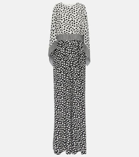 Printed wide-leg silk jumpsuit - Max Mara - Modalova