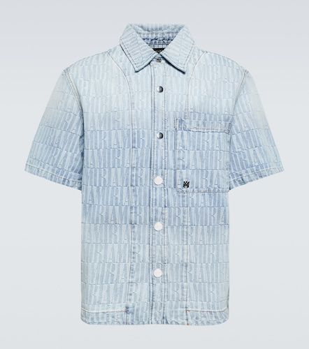 Amiri Camicia di jeans con logo - Amiri - Modalova
