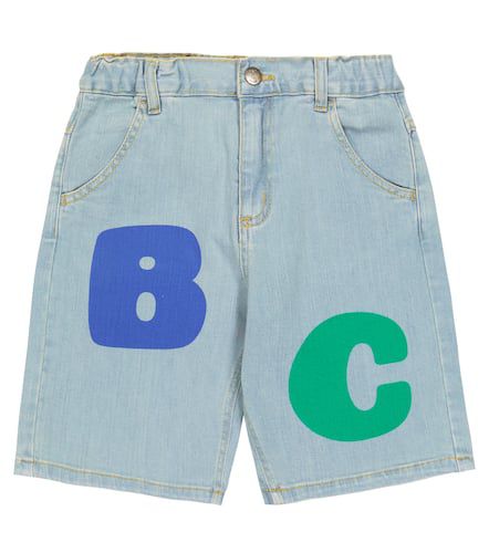 Printed denim Bermuda shorts - Bobo Choses - Modalova
