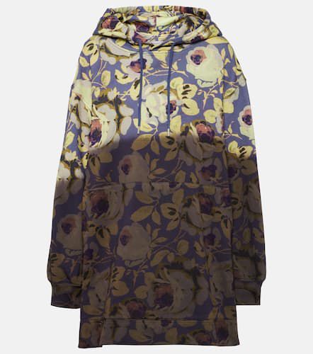 Hasper floral cotton hoodie dress - Dries Van Noten - Modalova
