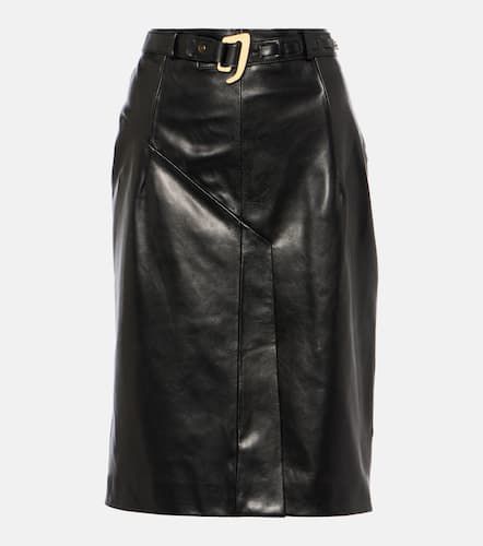 Tom Ford Belted leather midi skirt - Tom Ford - Modalova