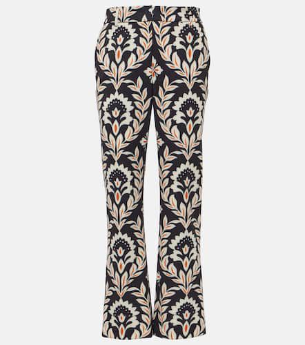 Printed jersey cropped pants - La DoubleJ - Modalova