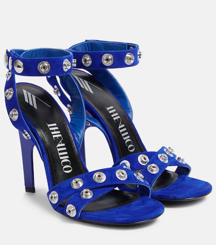 Cosmo 105 studded suede sandals - The Attico - Modalova