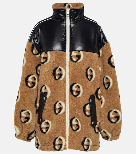 Interlocking G wool-blend fleece jacket - Gucci - Modalova