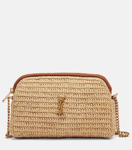 Borsa a tracolla Gaby in rafia - Saint Laurent - Modalova
