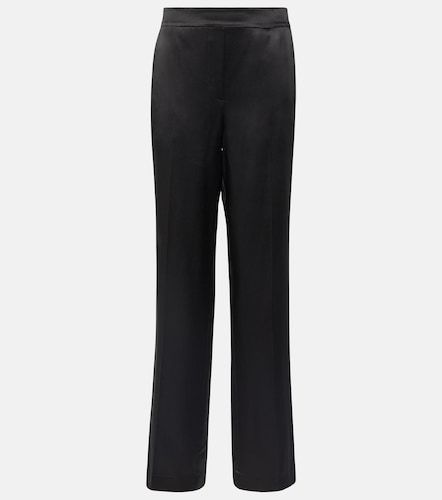 Pantalones rectos Tova de satén de seda - Joseph - Modalova