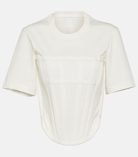 Camiseta Corset en jersey de algodón - Dion Lee - Modalova