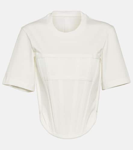 Corset cotton jersey T-shirt - Dion Lee - Modalova