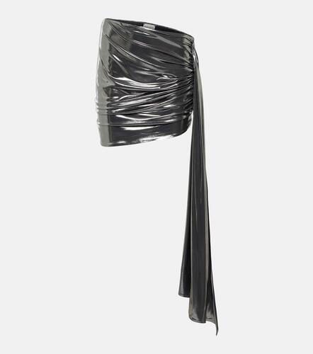 Metallic ruched miniskirt - Magda Butrym - Modalova