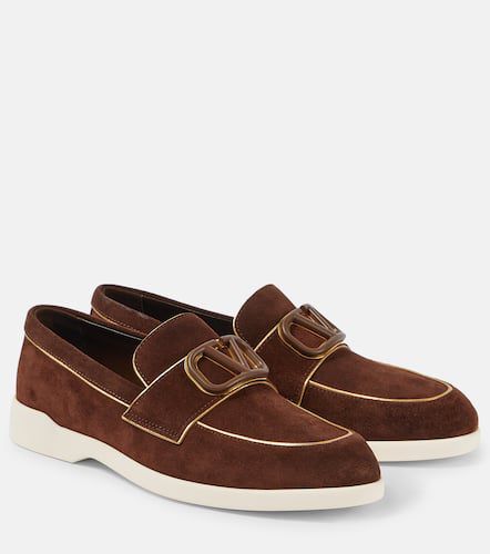 Leisure Flows VLogo Signature suede loafers - Valentino Garavani - Modalova