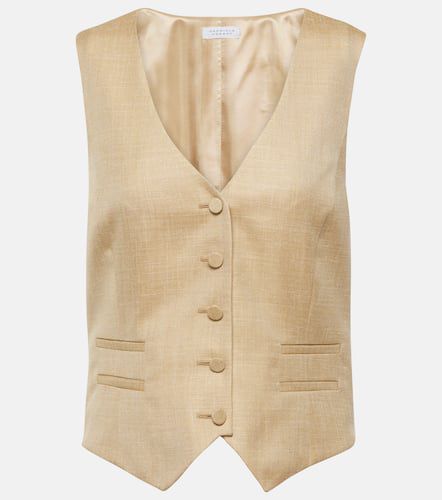 Wool, silk and linen vest - Gabriela Hearst - Modalova