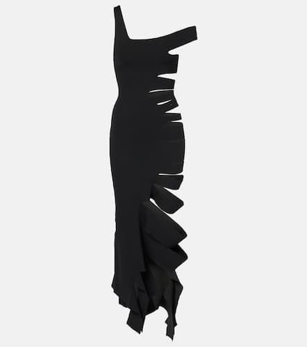 Mugler Asymmetric cutout midi dress - Mugler - Modalova