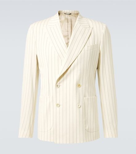 Blazer de mezcla de algodón a rayas - Dolce&Gabbana - Modalova