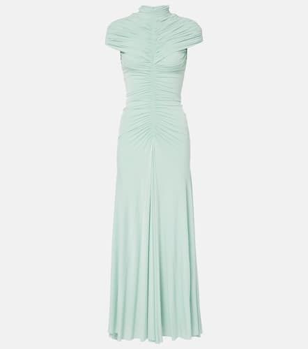 AlaÃ¯a Ruched jersey maxi dress - Alaia - Modalova