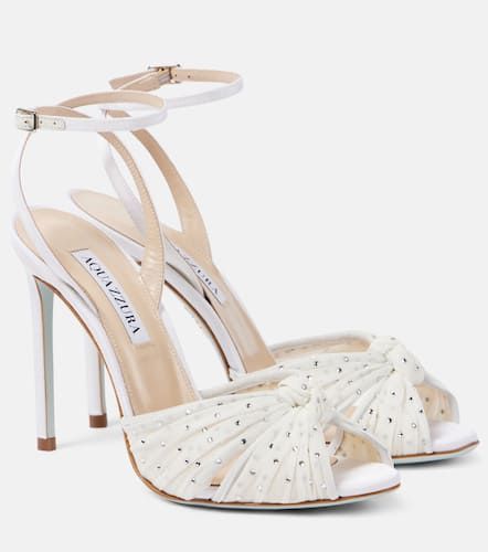 Sandalias Slow Kisses de piel adornadas - Aquazzura - Modalova