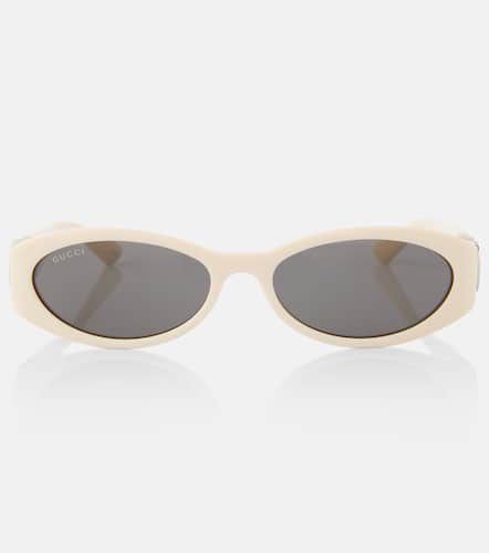 Gucci GG oval sunglasses - Gucci - Modalova