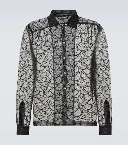 Pewter Shoal sequined mesh shirt - Bode - Modalova