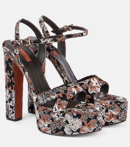Sandali Angela Raschel con lamé e platform - Missoni - Modalova