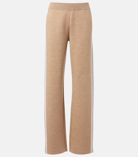 Benada striped wool-blend straight pants - Fusalp - Modalova