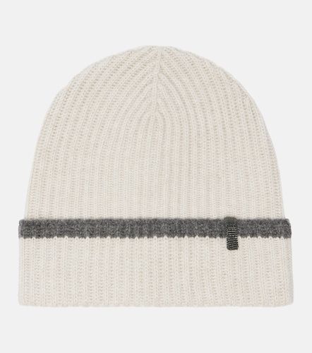 Gorro de cachemir con cuentas Monili - Brunello Cucinelli - Modalova