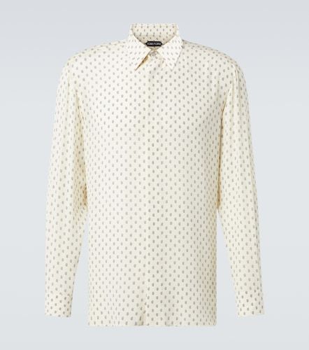 Camicia in seta crêpe de chine - Tom Ford - Modalova