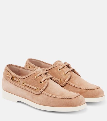 Palm Avenue suede boat shoes - Valentino Garavani - Modalova